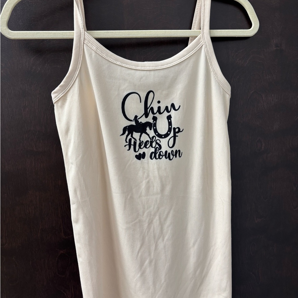 No Boundaries White Fitted Camisole Top
